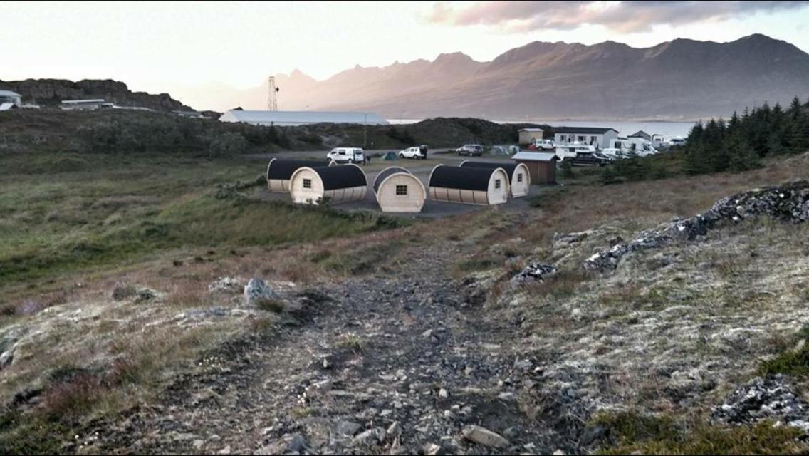 Framtid Camping Lodging Barrels Djúpivogur Exteriör bild