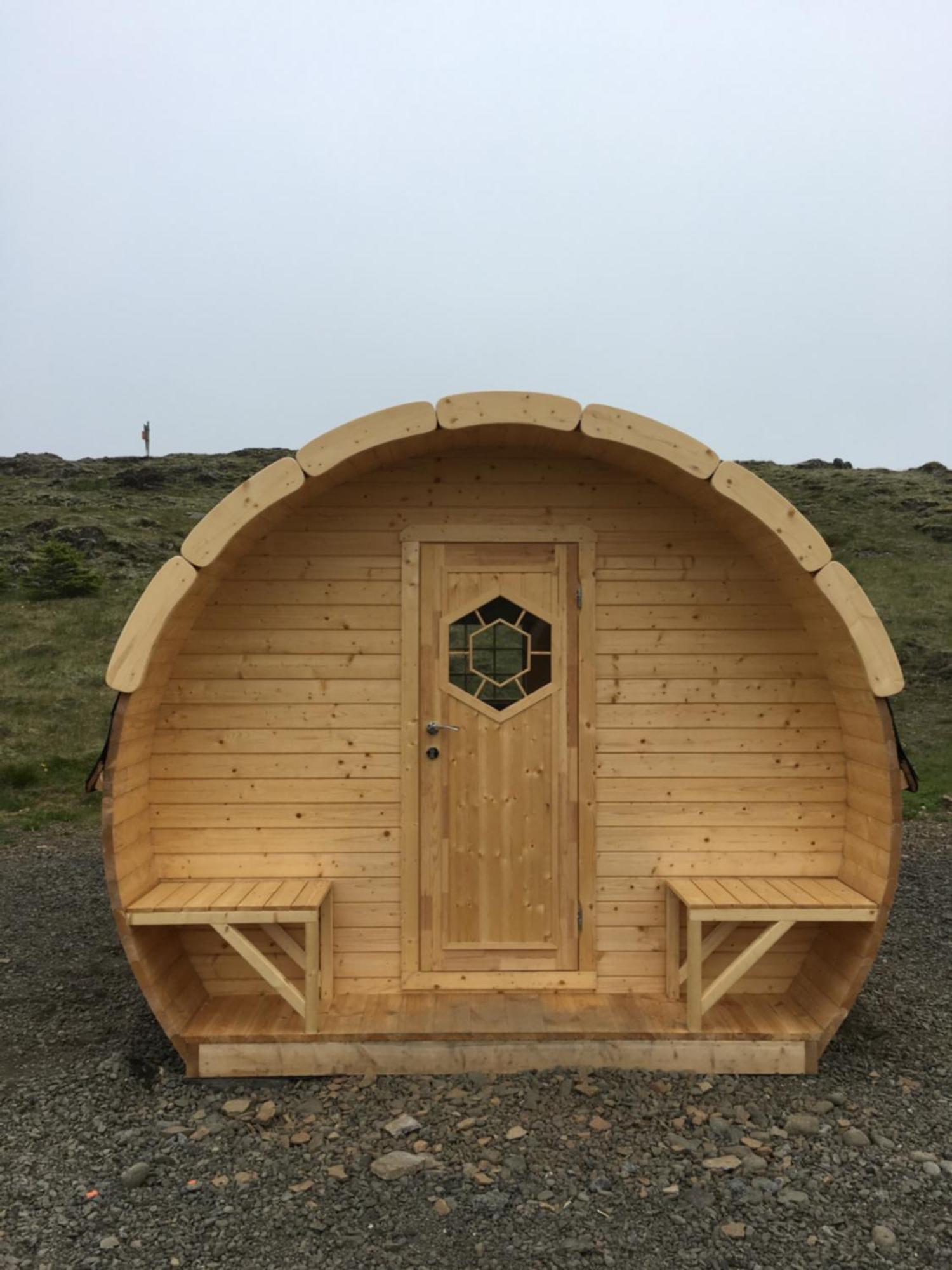 Framtid Camping Lodging Barrels Djúpivogur Exteriör bild